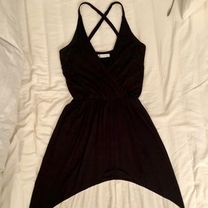 Lush High Low Colorblock Maxi Dress